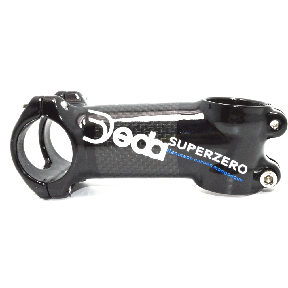 DEDA Alloy Forged Carbon Fiber Ultra Light 3K Gloss Road / MTB Mountain Bike Riser Stem 28.6-31.8 Size 60-120mm 6/17degree