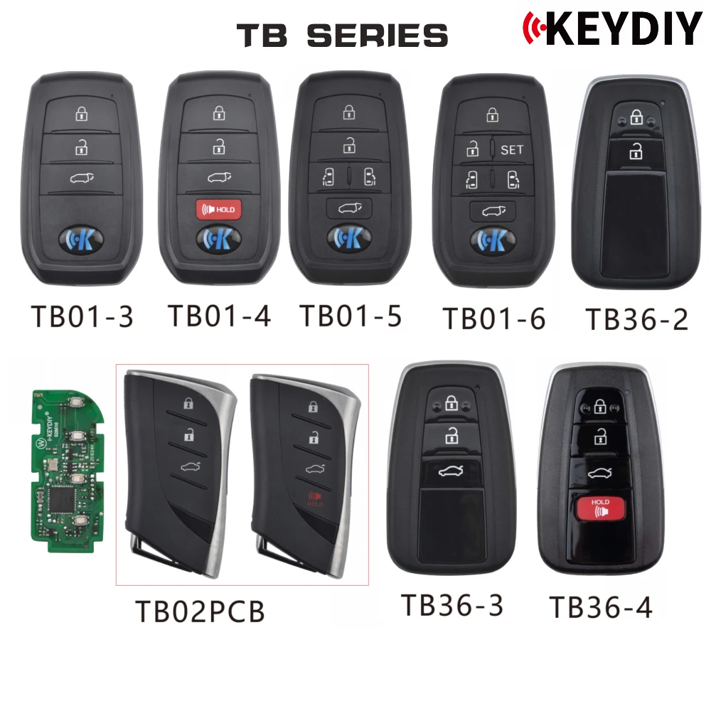 

KEYDIY Smart KD Universal Remote Key 8A TB01 TB02 TB36 Fob for Toyota Camry Lexus Board ID: 0020 0410 2110 F43 0351 0010 0440