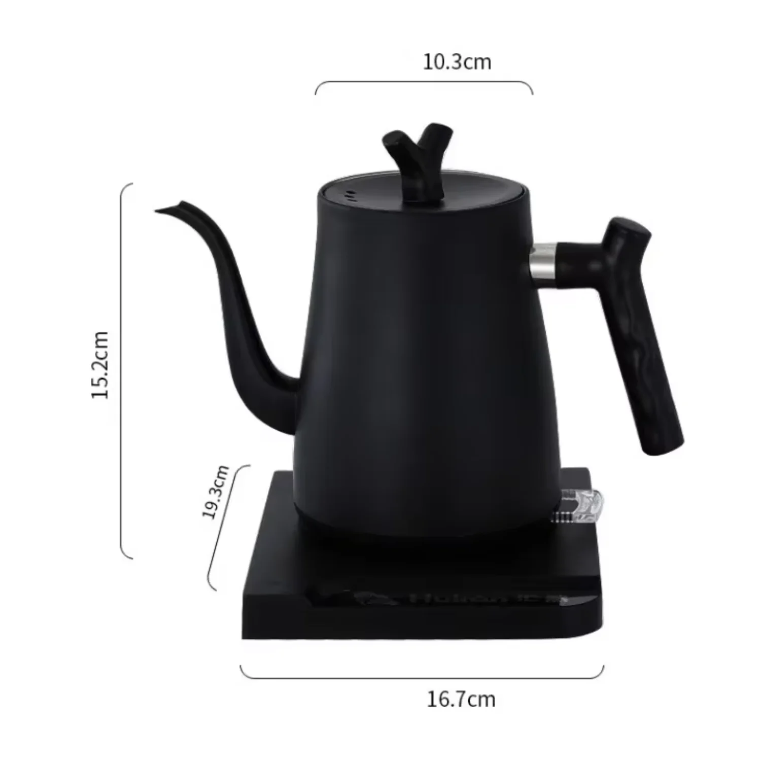 1000ML Gooseneck  Kettle Hand Brewed Teapot Heating Water Bottle 220V Large-capacity Thermostatic Power-off Protection