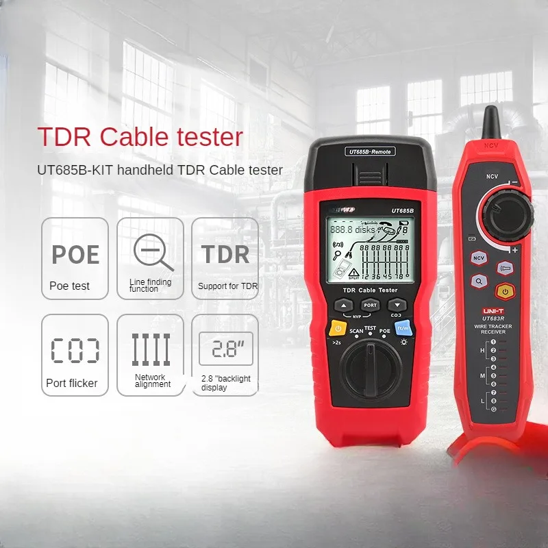 Cable tester, high-precision line finder, multi-function network cable network finder