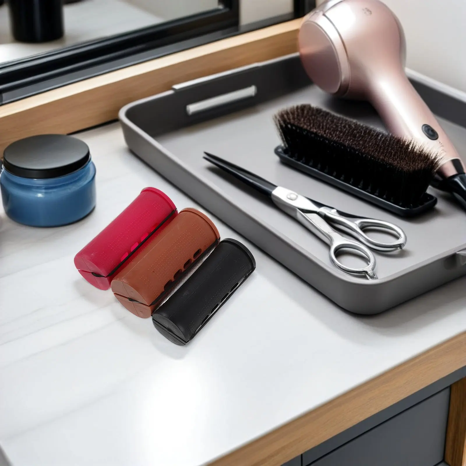 

Набор для завивки волос: американские бигуди с эластичными лентами, пластиковые, для холодной завивки без нагрева, для длинных и коротких волос, для создания естественных локонов, DIY