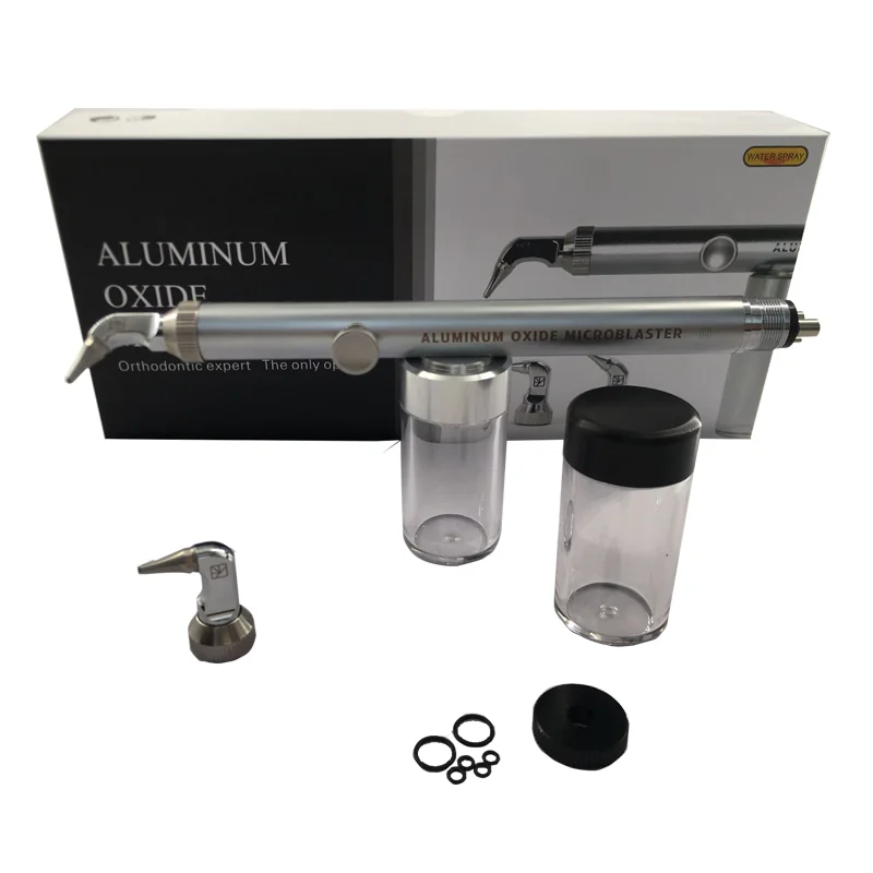 Dentals equipment lab sandblaster aluminum oxide air abrasion / Air polishing system micro blaster with water for orthodontic