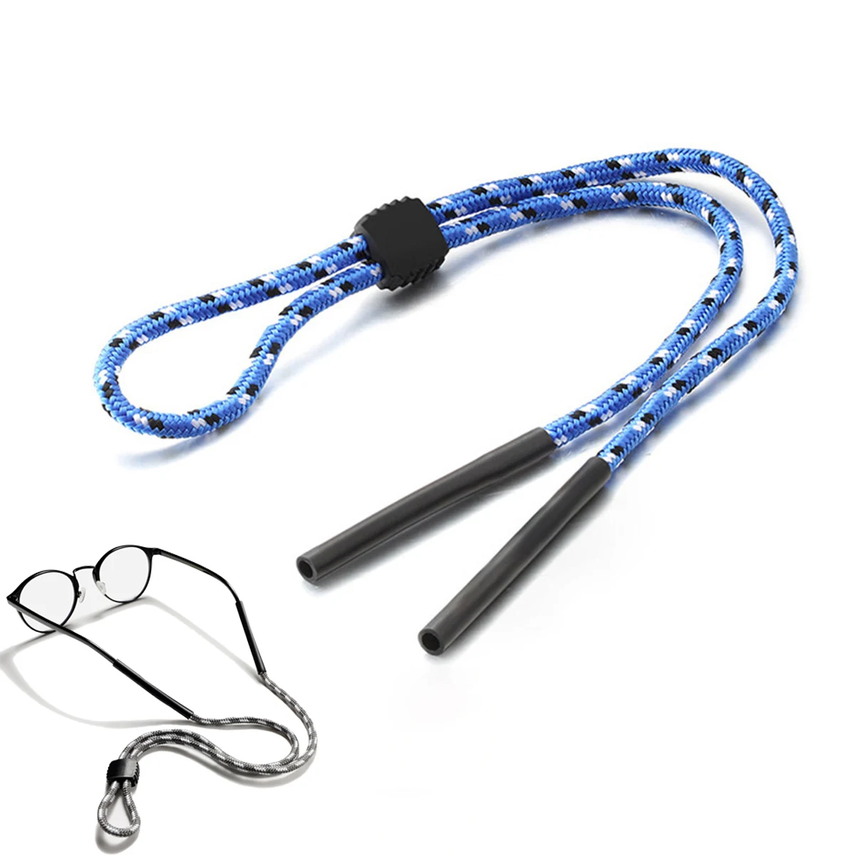 

50pcs Adjustable Pipe Sunglasses Cord Strap Sport Glasses String Lanyard Holder Wholesale