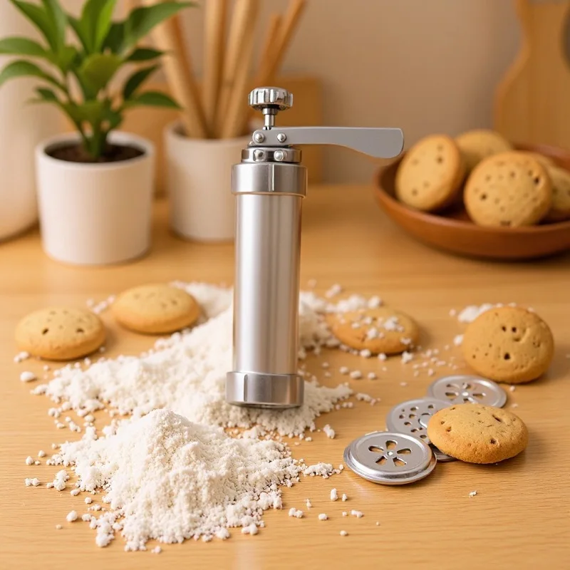 Cookie Mold Cream Pendant DIY Pendant Gun Set Multi functional Cookie Pendant Slicer