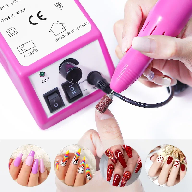 20000 rpm professionele nagelboormachine elektrische nagelvijl voor manicure nagels en teennagel manicure nail art pedicure vijlgereedschap