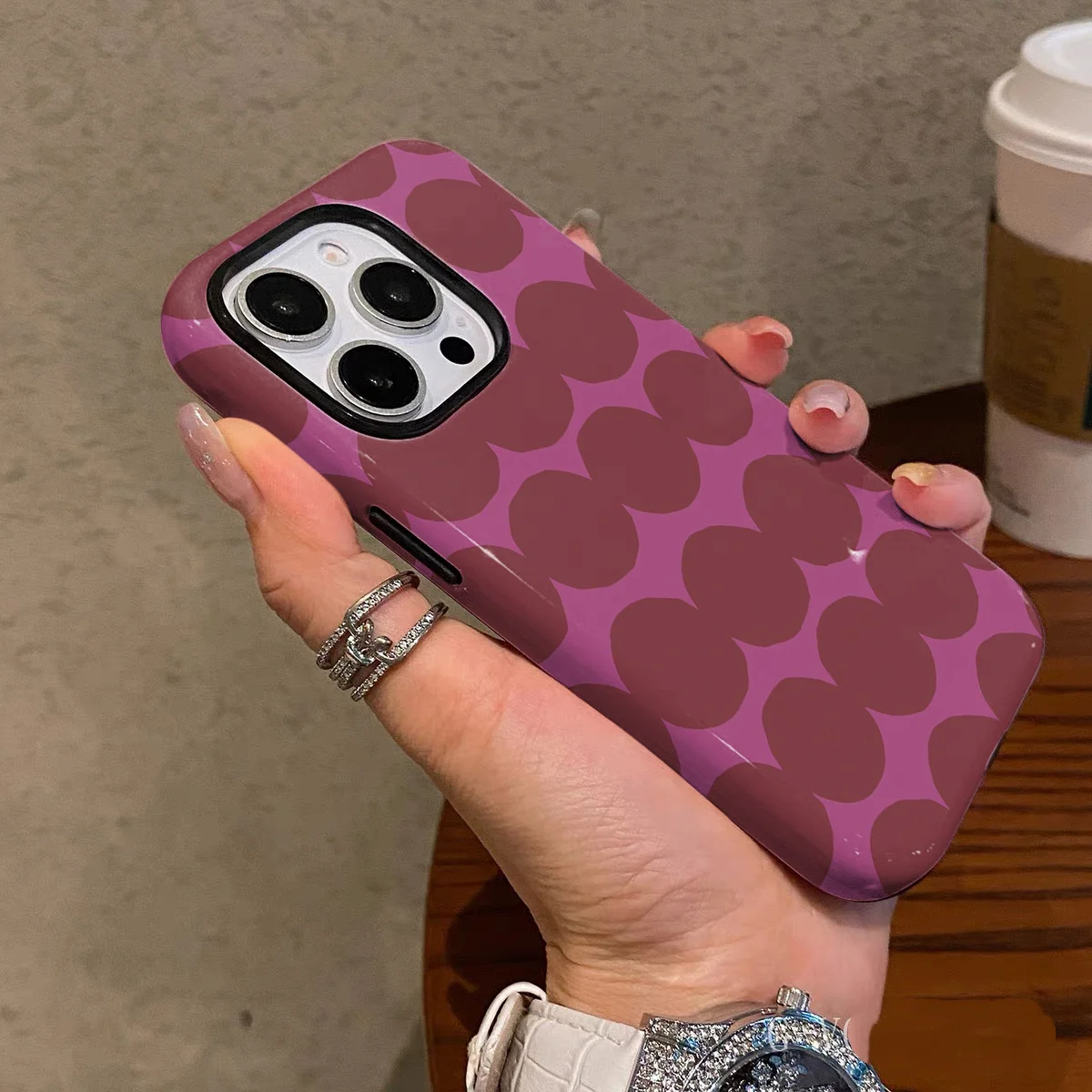 Phone Case for iPhone 16 15 14 13 12 11 X XS XR XSMAX 7 8 Pro Max Plus Luxury Minimalist And Unique Desi Double-layer Back Cover