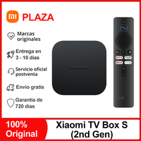 Xiaomi Mi TV Box S 2nd Gen, Android Smart TV Box Media Player 4K Ultra HD Google TV Dolby Vision HDR10+ Google Assistant BT5.2