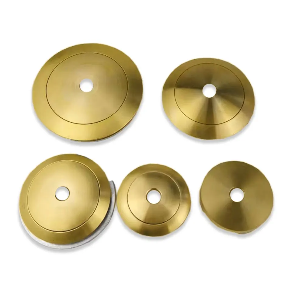 

2 шт., полностью медный НЛО, круглый шар, однопортовый комплект для уплотнения стеклянного абажура, подключение головки лампы, стеклянная медная застежка