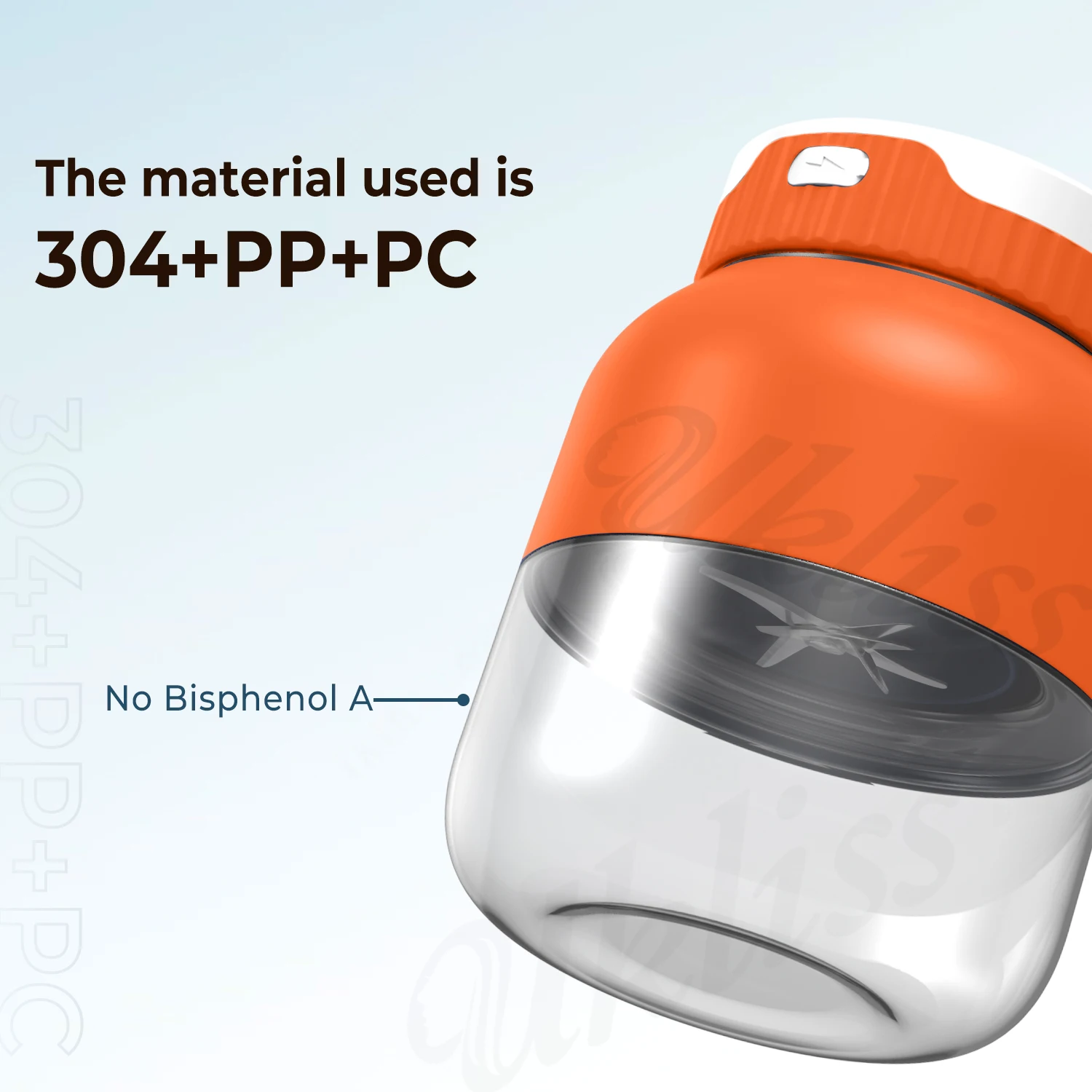 ポータブル電気オレンジジューサー,500ml,ジュース抽出器,ミニUSBスム,ミキサー,充電式