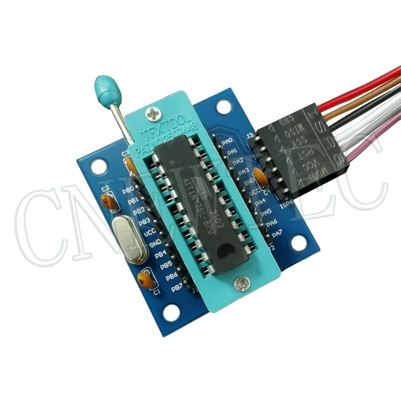 ATtiny26L-8PU -8MU ATtiny26-16PU -16MU DIP20 SOP20 QFN32 Minimum System Board With ISP6 Interface Cable