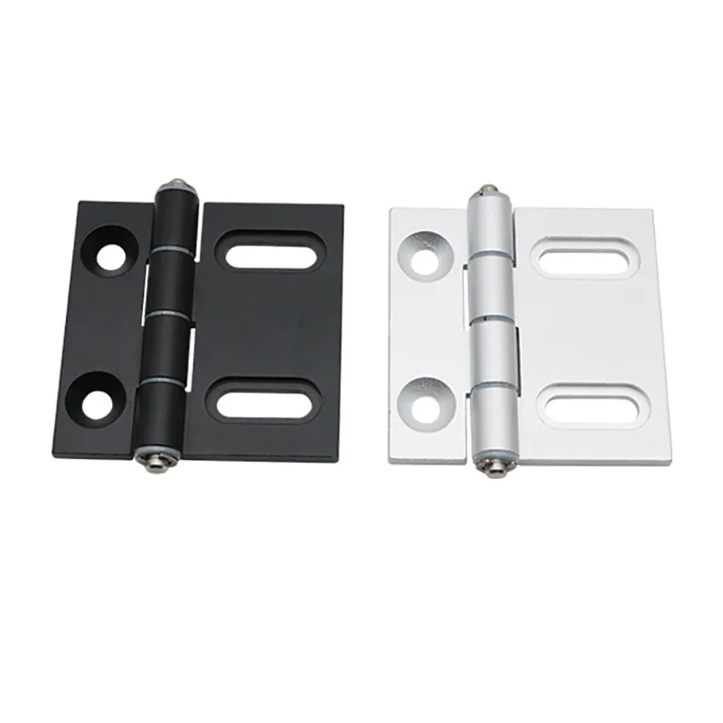 

1PCS Waist Hole Aluminum Alloy Hinge AKQ01-G Adjustable Thick Industrial Profile Precision Medical Cabinet Door Hinge Hardware