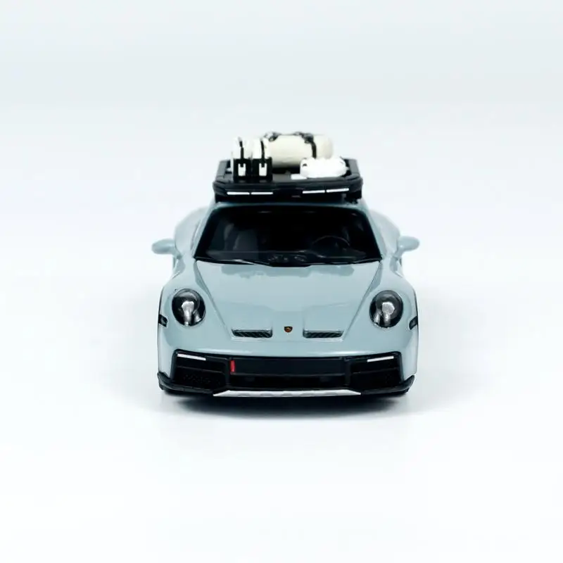 MINIGT 1/64 Porsche 911 Dakarโลหะผสมของเล่นมอเตอร์Diecastโลหะรุ่นของขวัญ