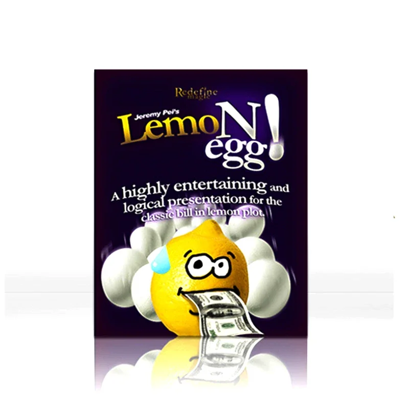 LemoNegg 2.0 by Jeremy Pei Magic Tricks Classic Signed Bill In Lemon Plot Stage Illusion Gimmick Props Accessories Comedy