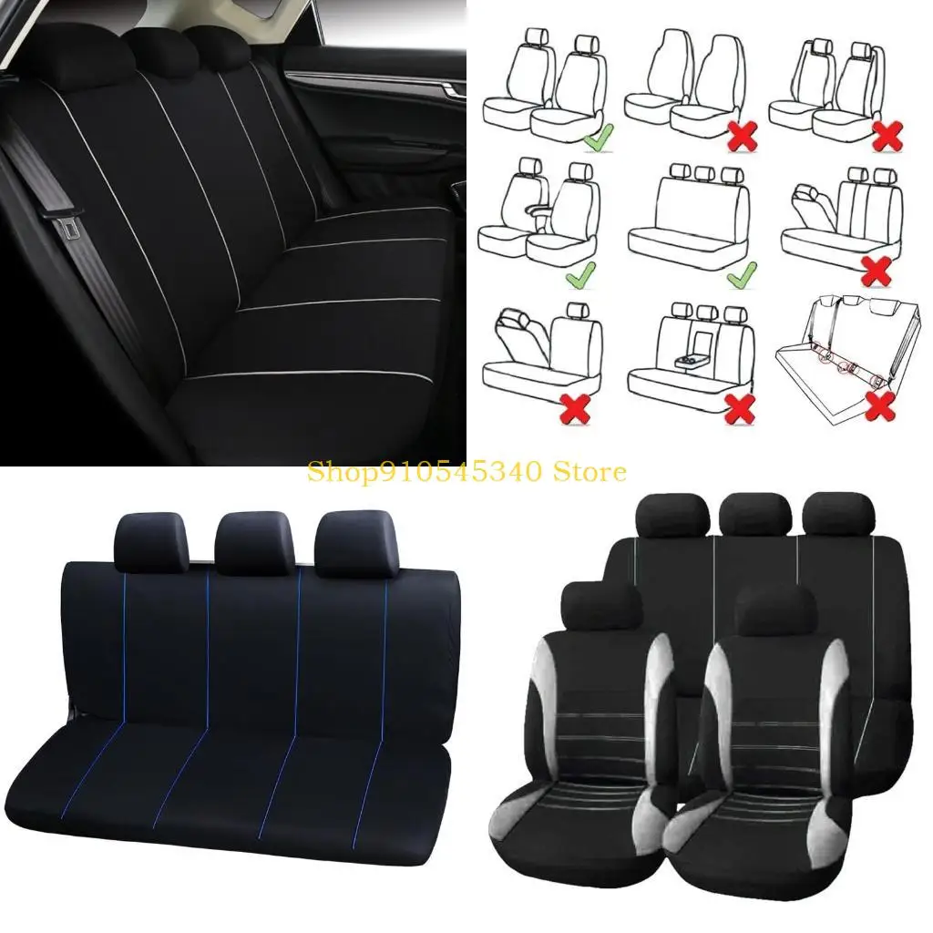 

U2JA Car for Seat Pad Cover Cushions Cotton Fabric for Home Chair Auto Truck Non-