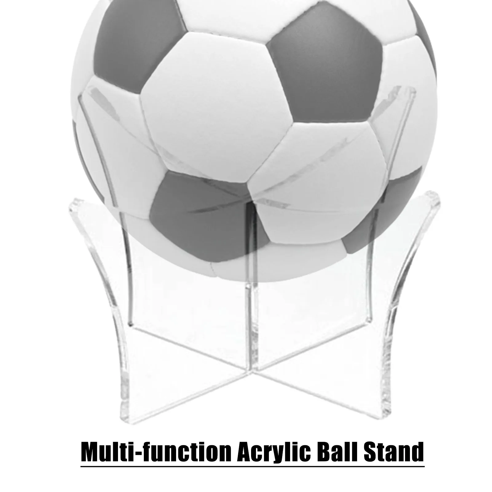 

Acrylic Multi-function Display Stand Bowling Rugby Basketball Volleyball Soccer Bracket Holder Transparent Rack Support Base