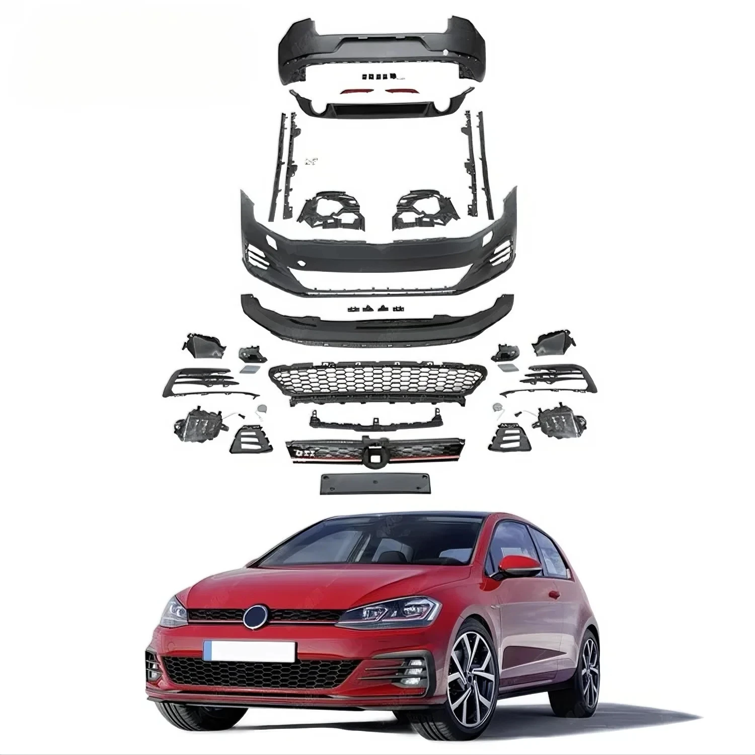 

2025 New Volkswagen Golf 7 7.5GTi Upgrade Body Kit Bodykit Cheap Factory Price for Conversion Kit Car Bumpers Bumpers