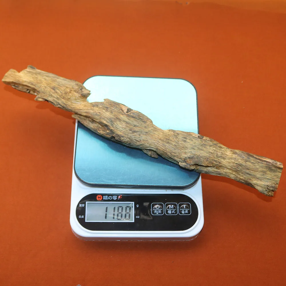 118g 33cm Kynam Block Tea House Ornament Qi Nan Kyara Jin-Koh Oud Wood Home Decoration Natural Nectar & Fruit Scents