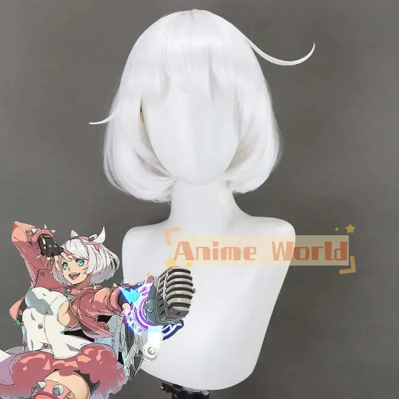 

Guilty Gear -Strive- Белый парик для косплея Elphelt Valentine