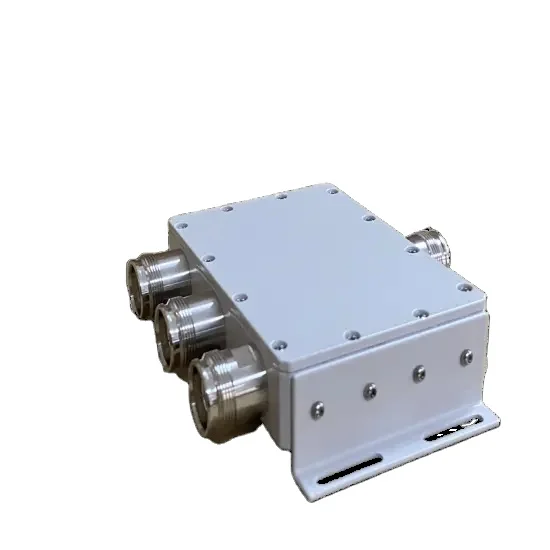 Maniron High Power 300W 600-4200MHz 3 Way Inline Power Splitter with Low PIM -160dBc for IBS