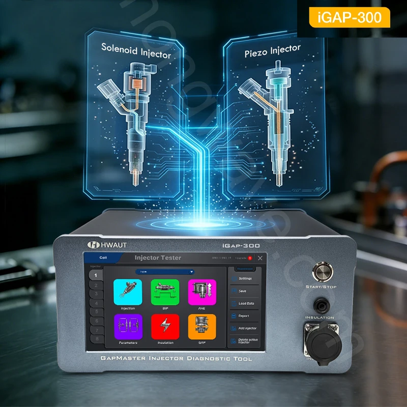 IGAP-300 Smart Injector Tester Combo Mega V4 &Valve V2 Resistance Inductance Capacitance Piezo Solenoid Dynamic Measurement Tool
