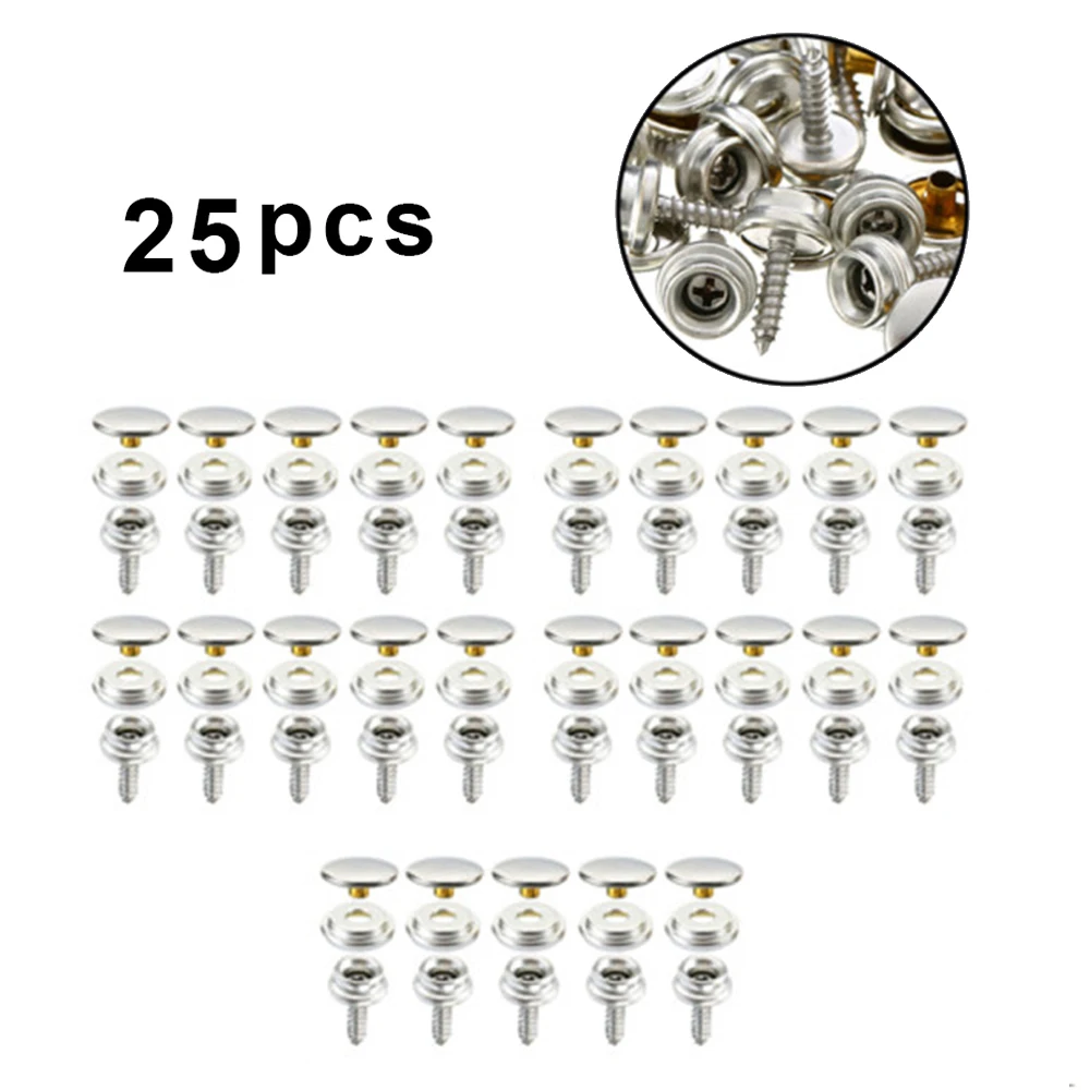 Self-tapping screw stud Leather Jackets Handbags For Tent Boat Marine Kit Accessories Snap Fastener sockets Useful