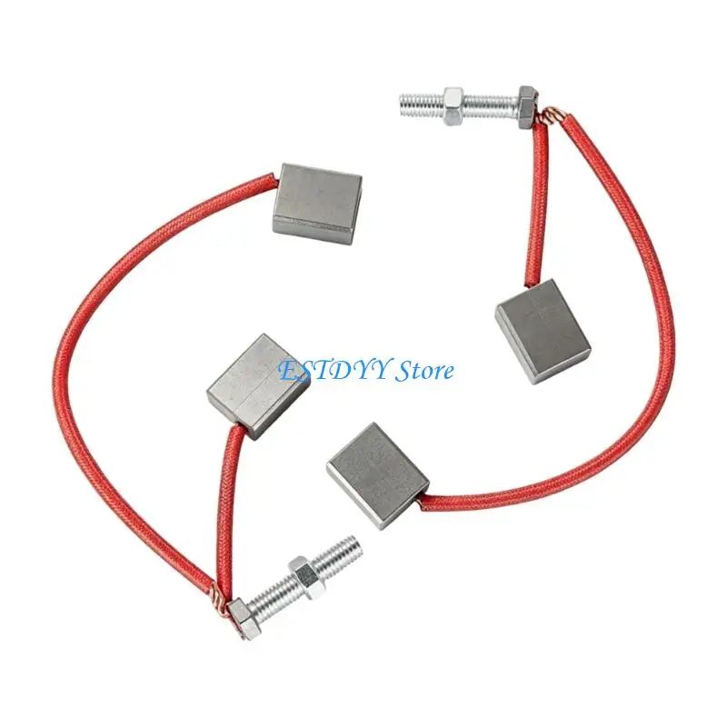 G6DE 1 Pair Golf Cart Starter Carbon Brushes Replacement Set for Repair Service Use