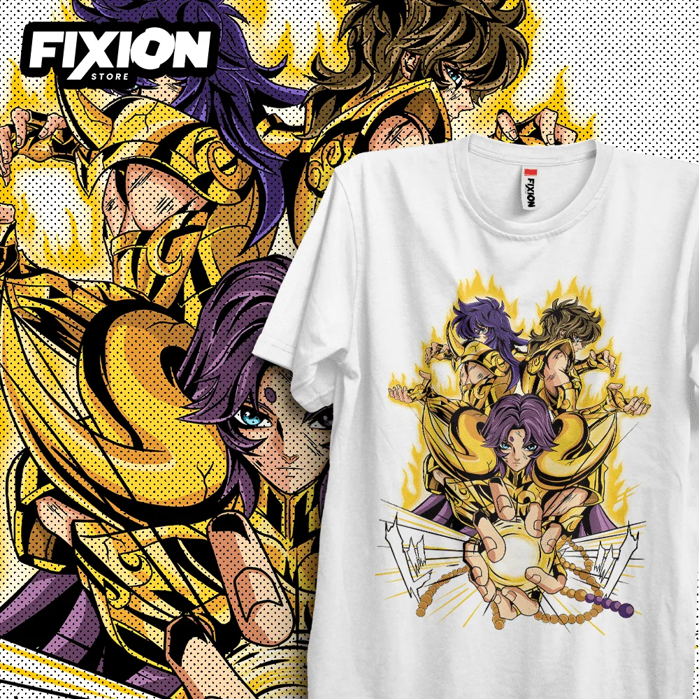 Saint Seiya – Exclamation – Nuevos Diciembre! Anime T Shirt Manga Gift For Anime Lover All Size Cotton