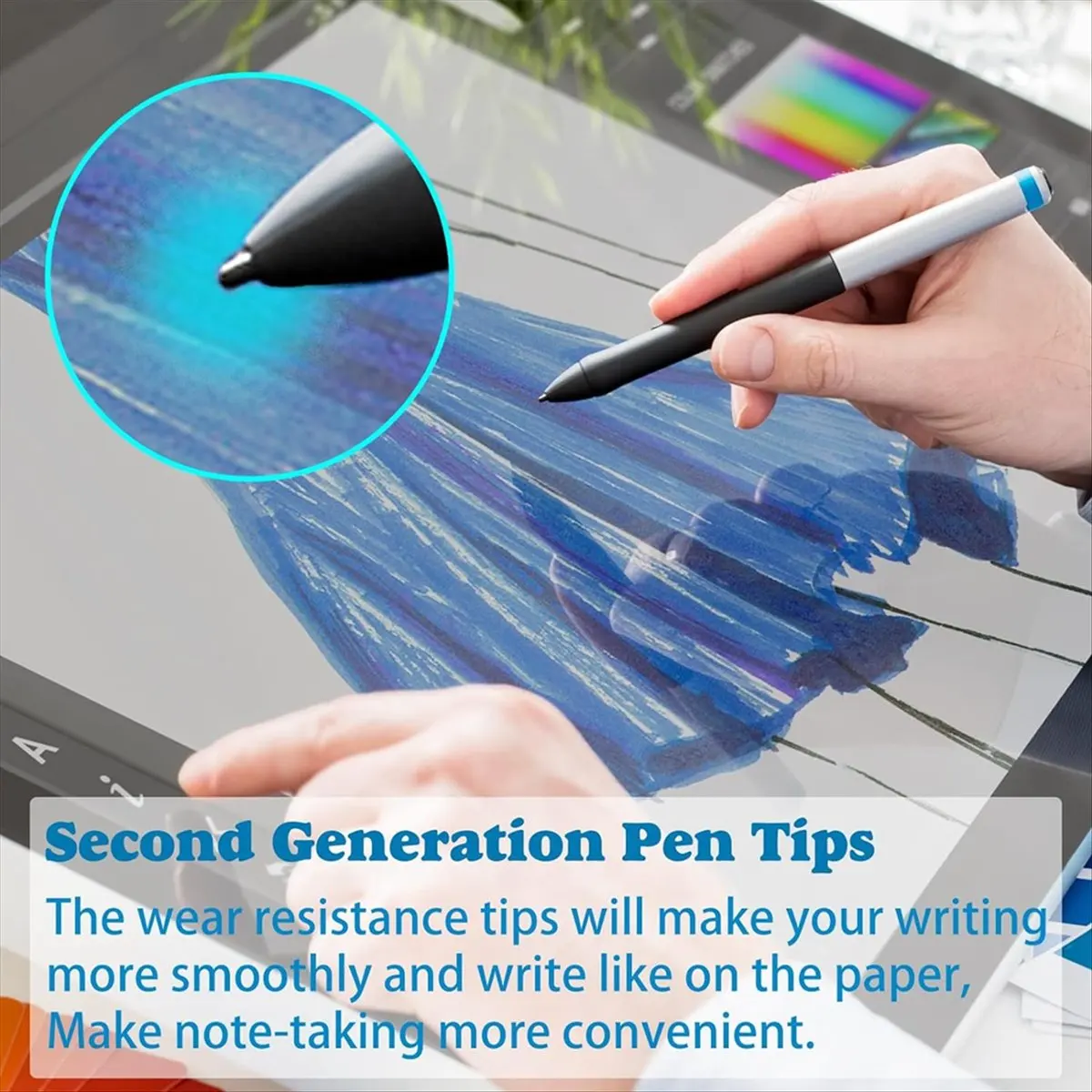 10PCS Replacement Pen Nibs for , Refill Pen Tips for Intuos Pro, IMobileStudio Pro, Cintiq Pro