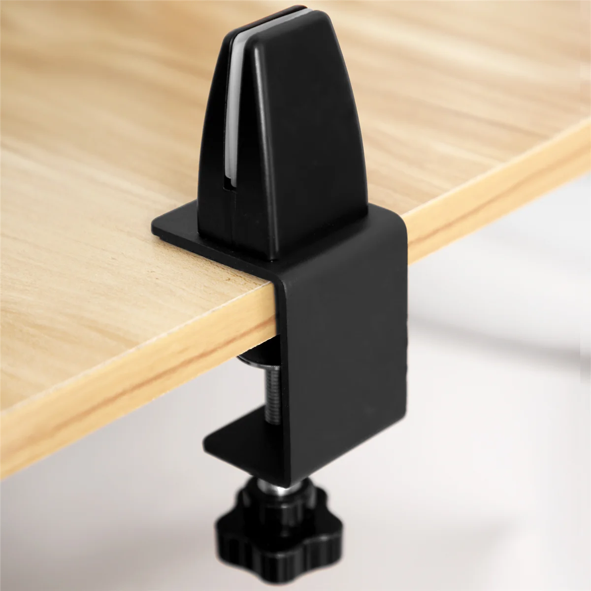 2 Pcs Office Desk Divider Clamp Privacy Screen Clip Holder Bracket Screen Baffle Clamp Partition for Table Clamp -Black