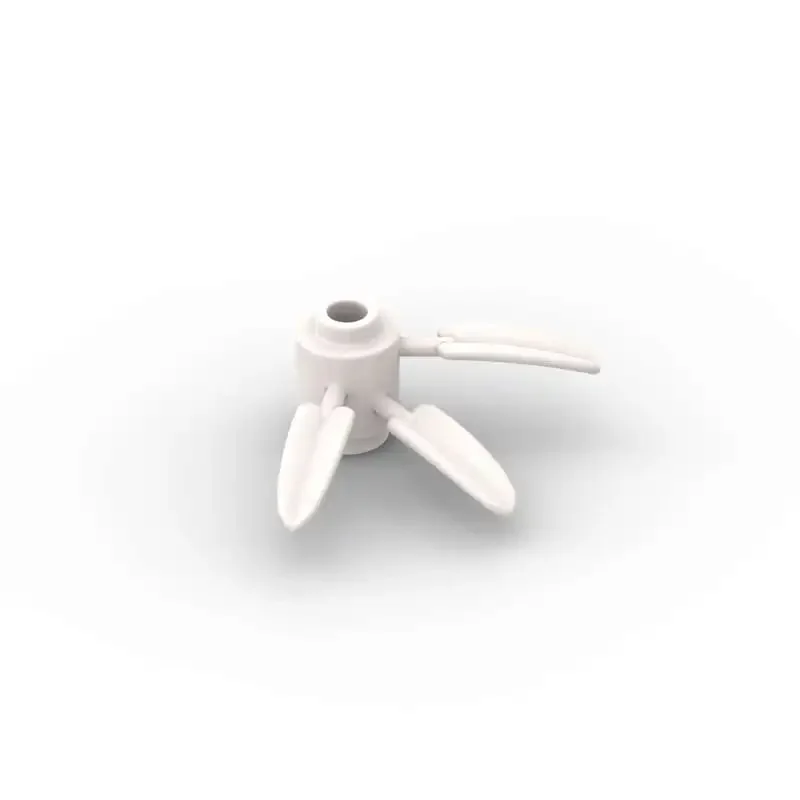 Moc 10 pçs parte tijolos 30176 planta grama blocos de construção conjunto redondo 1x1 com 3 folhas de bambu tijolos partícula brinquedo aniversário presente do miúdo