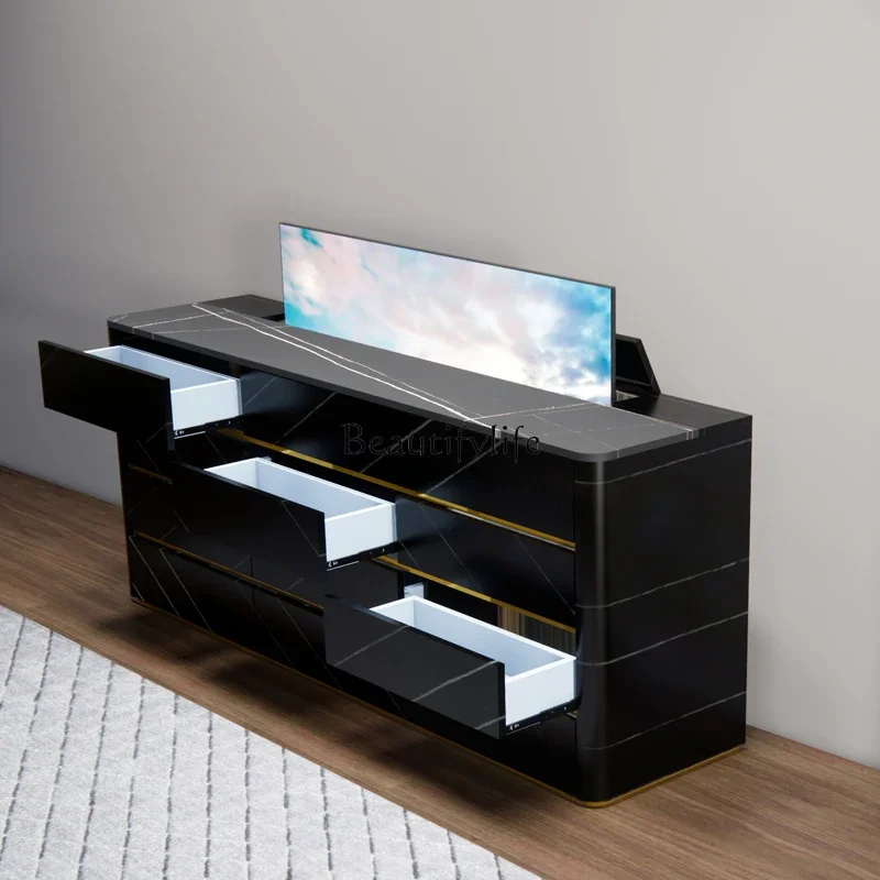 jj *Automatic Flip Lift TV Cabinet Hidden TV