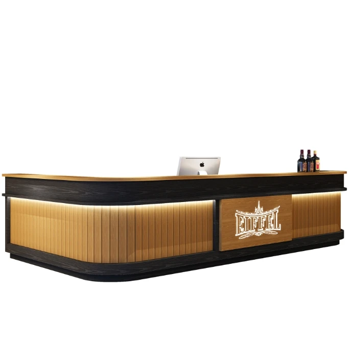 

！@Luxury Bar Furniture Foldable Rectangle Bar Counter Party Bar Table Black Iron Vintage Modern Commercial Furniture 1 Pcs