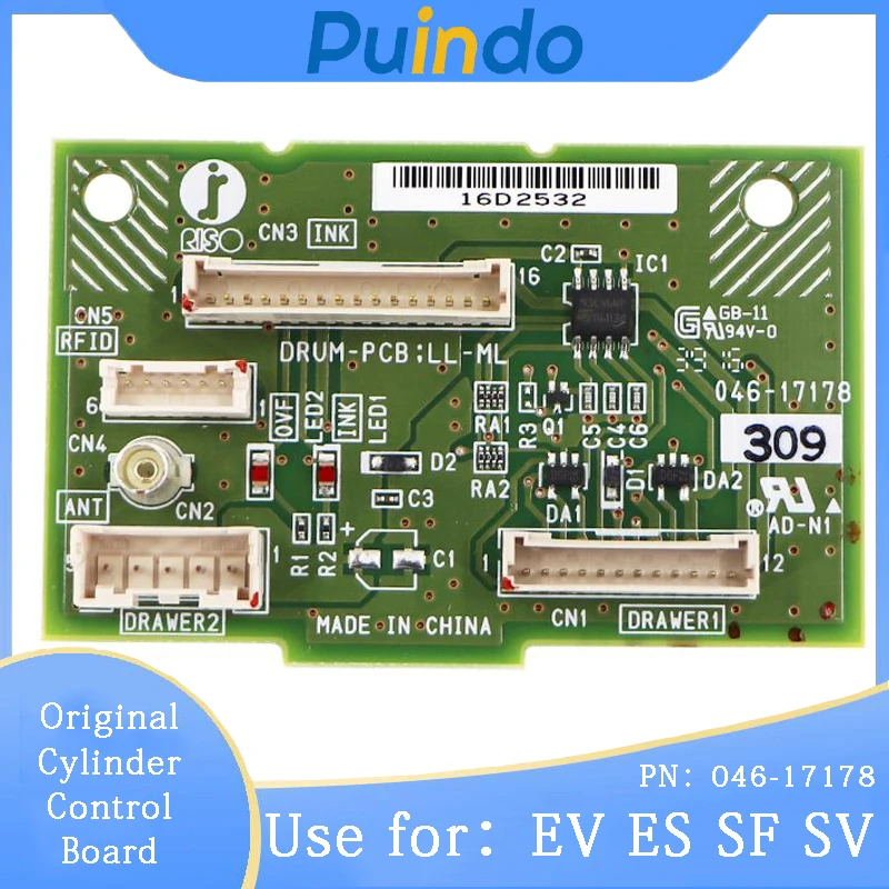 

046-17178 Original Cylinder Control Board for Riso EV ES SF SV Drum Control Board