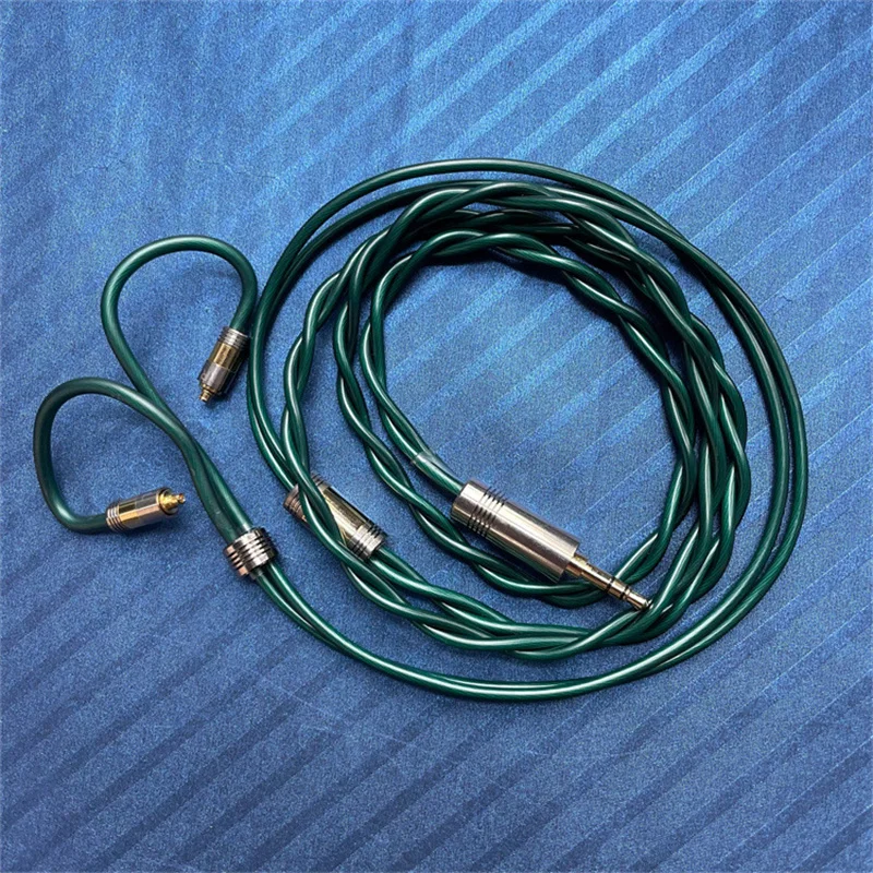 Litz Cord Đơn Tinh Thể Đồng Mạ Bạc Tai Nghe Nâng Cấp Dây 560 Core Mmcx/0.78/Im50/70/Ie40/A2dc/IE900