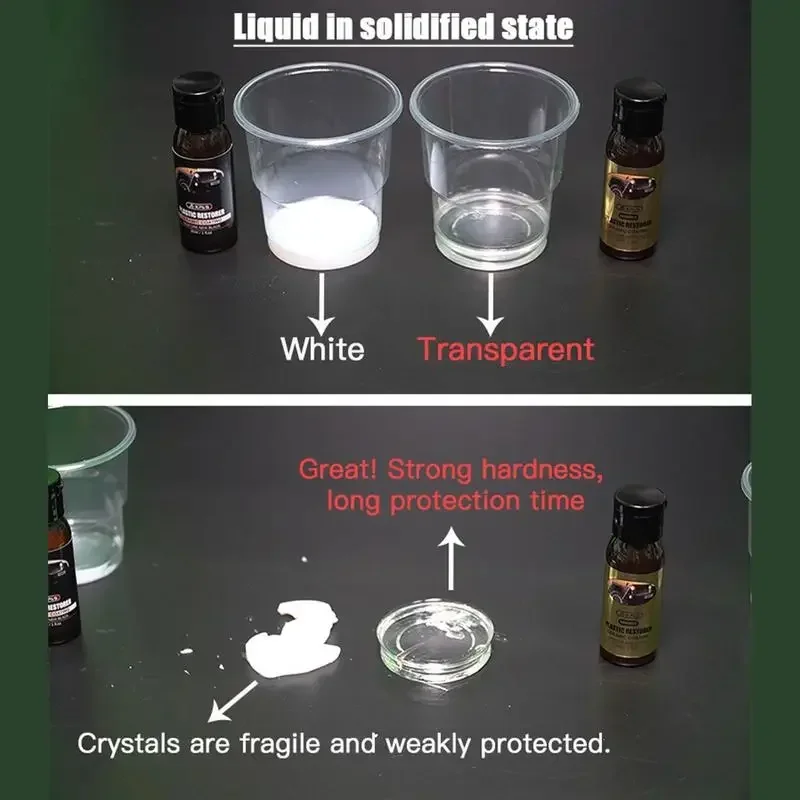 سائل إصلاح بلاستيك السيراميك الفاخر - مرمم مسعور يدوم طويلاً للأجزاء الخارجية والمطاطية