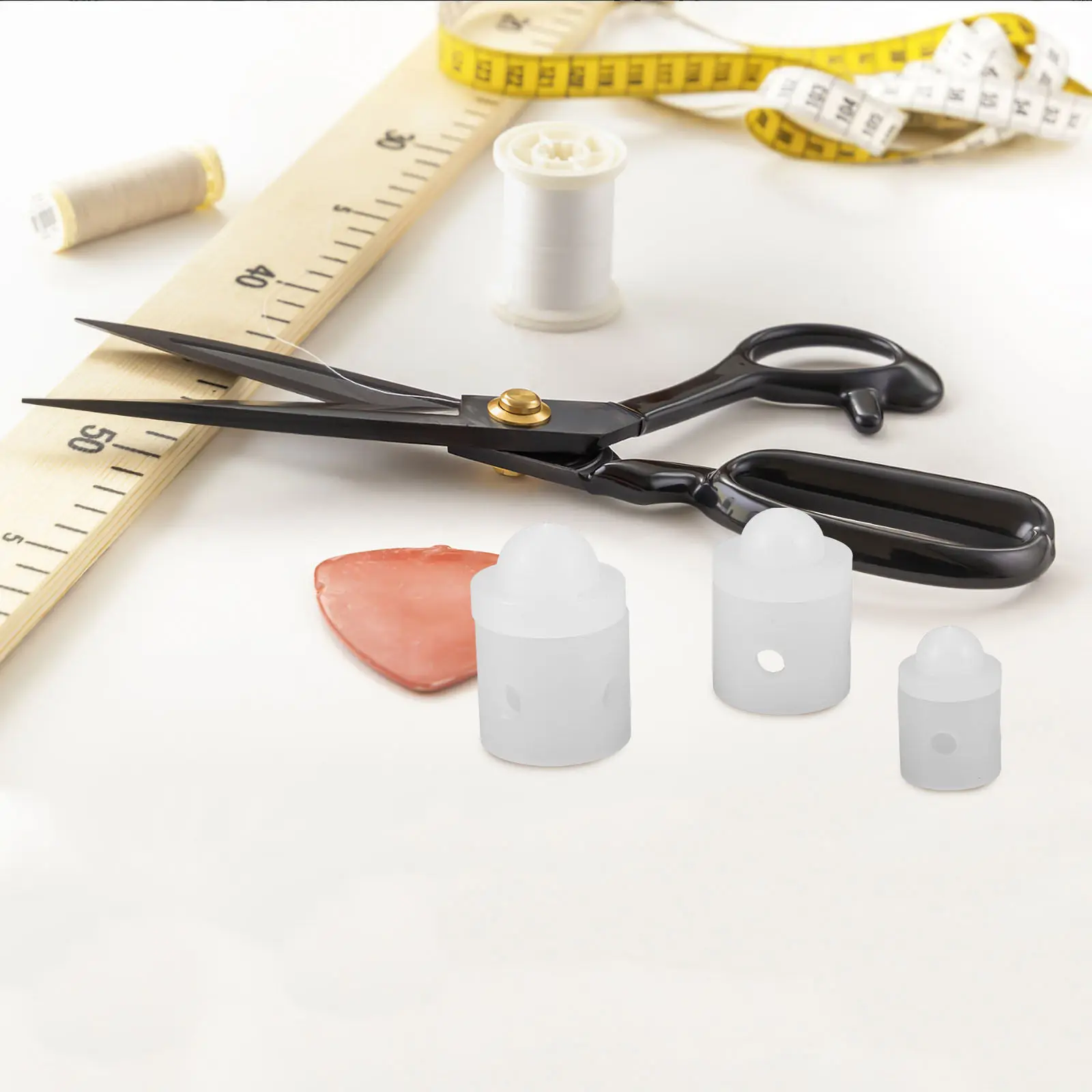 

3Pcs Leathercraft Bell Form Mold Kit Nylon Precision Bell Former Smooth Finish DIY Craft Mold for Art Projects