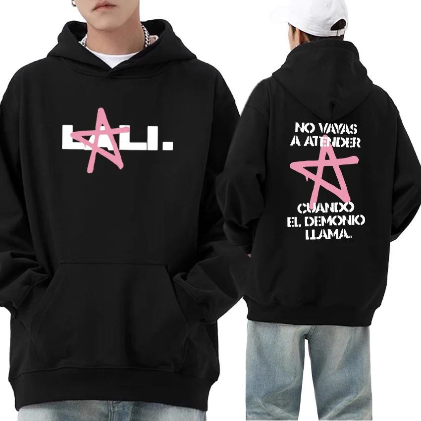 

Lali Esposito Tour 2025 Pink Graphic Hoodie Men Women Sweatshirt Fashion Double Sided Print Long sleeve Autumn Fleece Pullovers