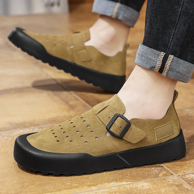 

Fashionable Comfortable Breathable Anti Slip Male Autumn New Men's Casual Shoes Pu Leather Footwear Four Seasons Flat Sneakers 7