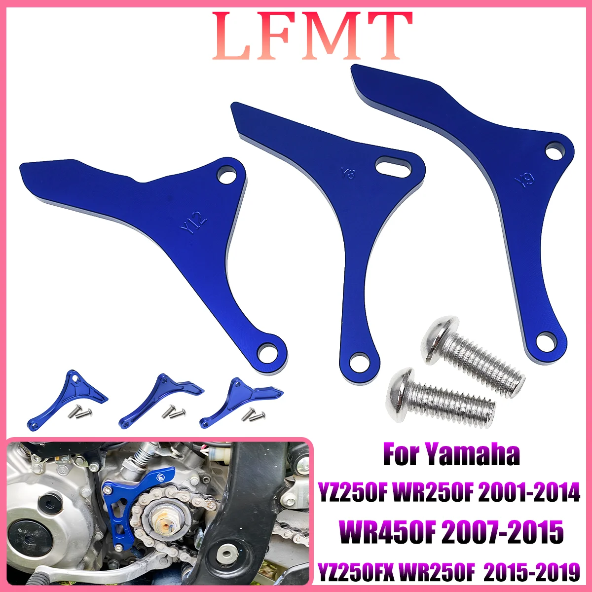 

For Yamaha Motorcycle YZ250F WR250F WR450F YZ-250FX YZ-450FX WR YZ 250F 450F 2001-2020 Engine Plate Cover Case Saver Cover Guard