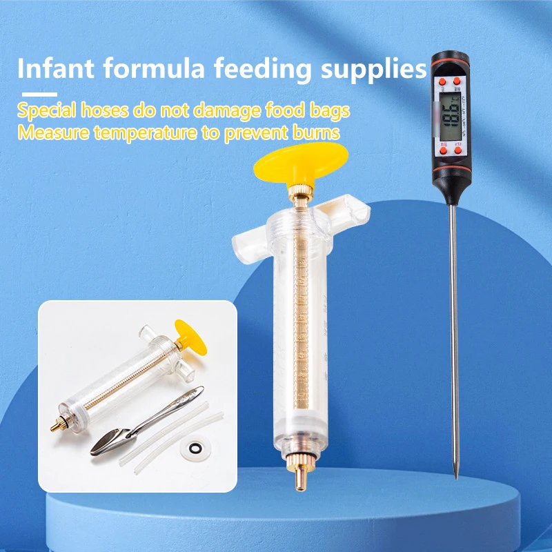 Reusable Parrot Feeding Syringe Tools Hose Parrots Bird Feeders Syringe High Quality Bird Feeder Balcony Syringe Hose Needle