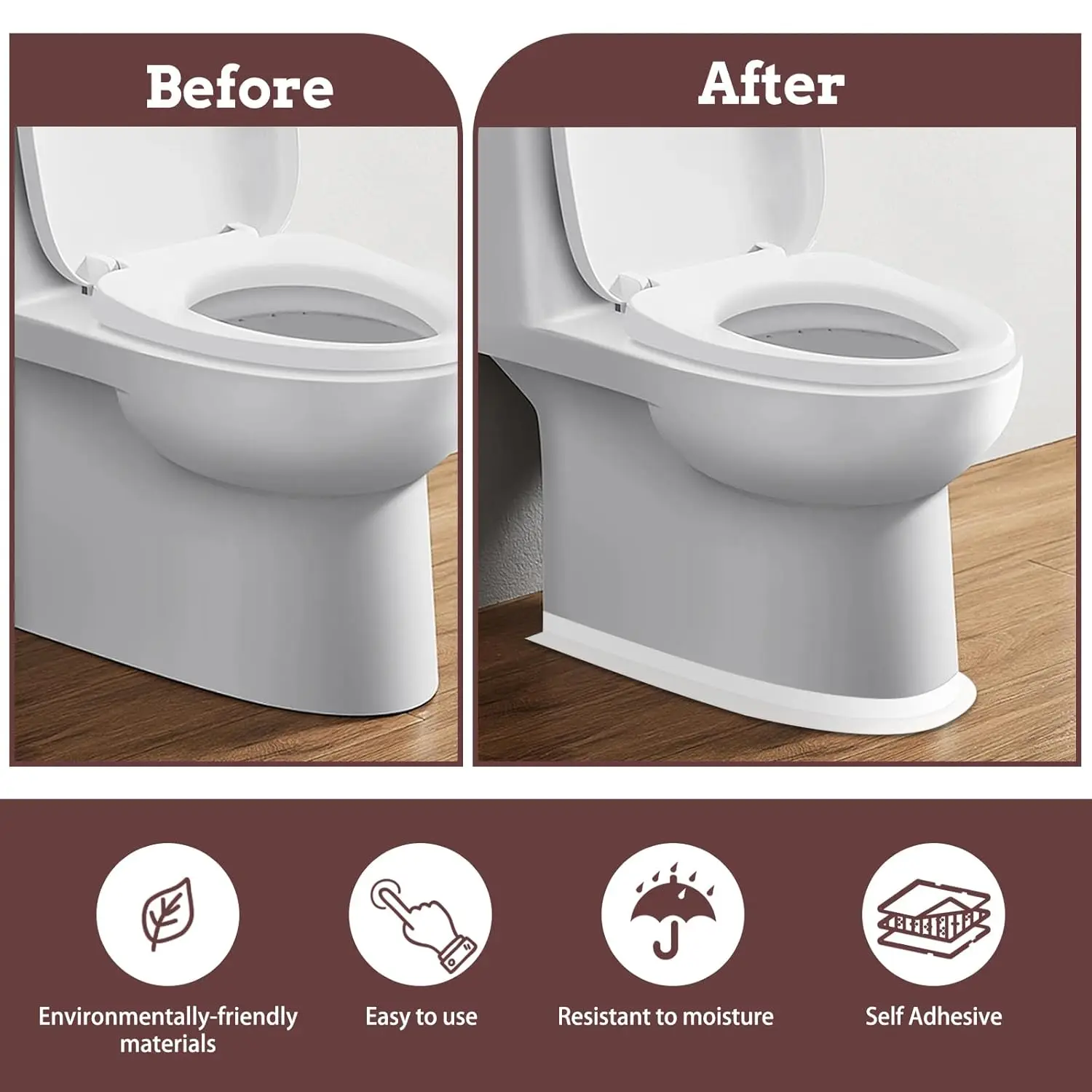 1 Roll of Kitchen Anti-mold and Waterproof Tape, Moisture-proof Kitchen and Bathroom Sink Gap, Beautiful Seam Toilet Sticker