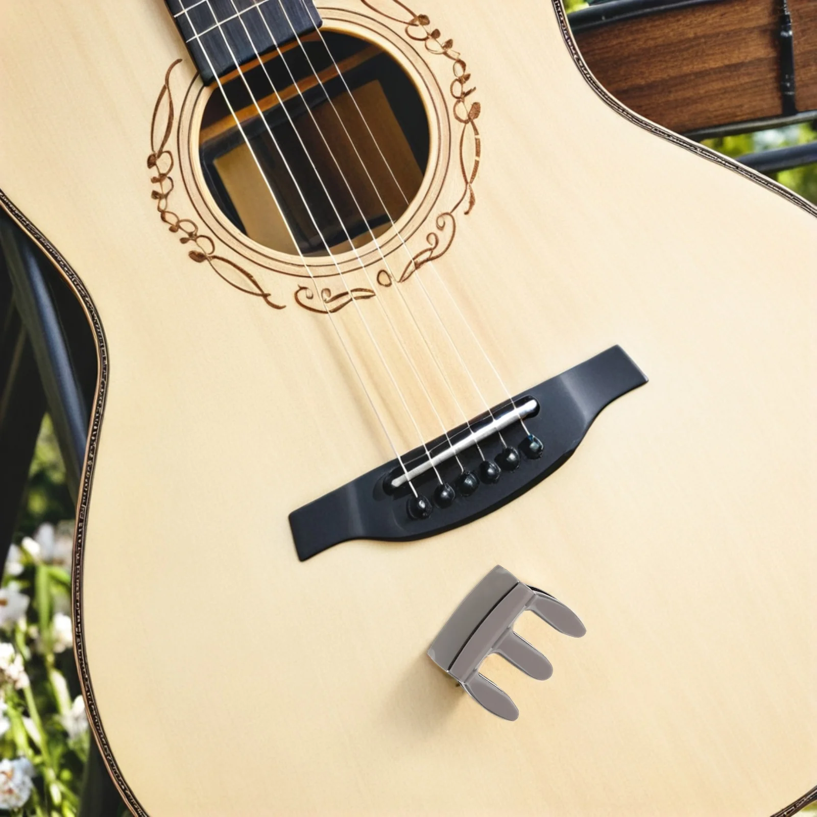 

Metal Violin Mute Black Finish Noise Attenuator Volume Reduction Easy Install Silent Practice Violin Accessories