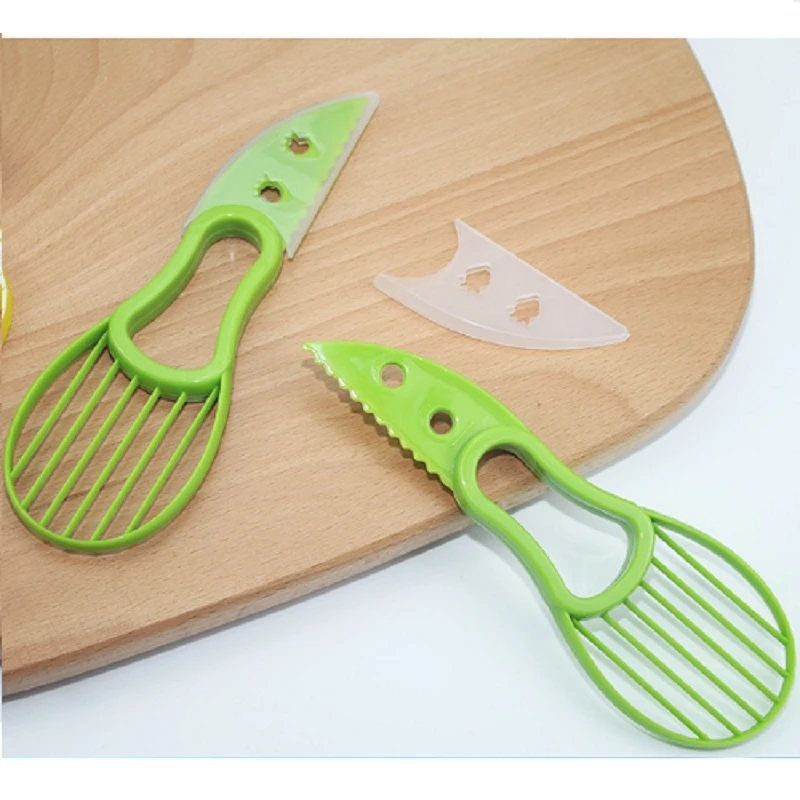 Avocado Saver And Slicer 3 In 1 Avocado Holder Keeper Storage Cover Silicone Food Savers Avocado Pitter/Peeler/Cutter/Skinner