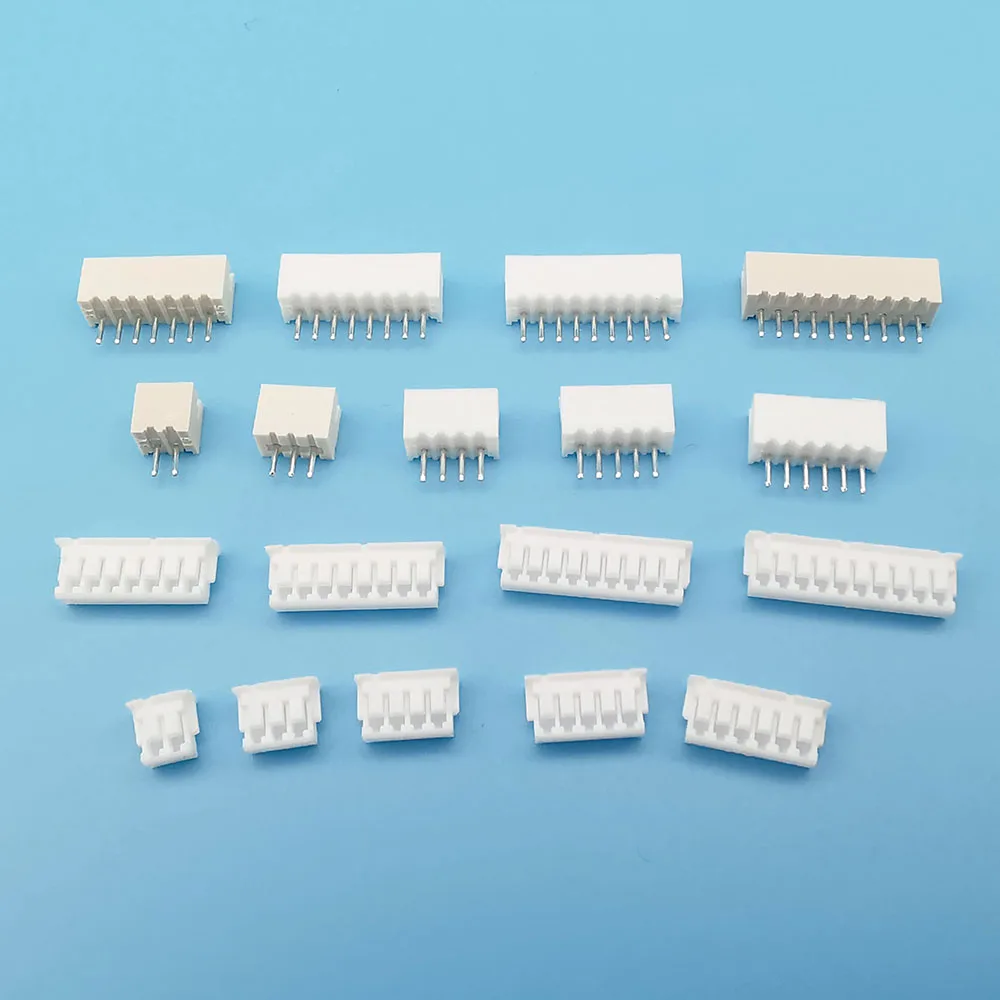 50Pcs ZH 1.5mm 2P/3P/4P/5P/6P/7P/8P/9P/10P Housing Straight Pin Header Connector Micro JST ZH1.5 Male Socket