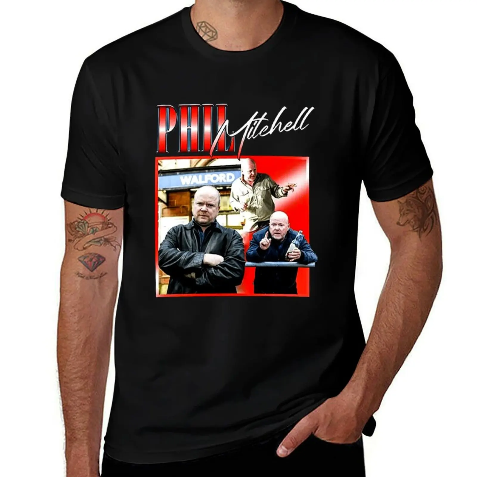 

PHIL MITCHELL T-Shirt animal prinfor boys luxury clothing labubu tshirts for men