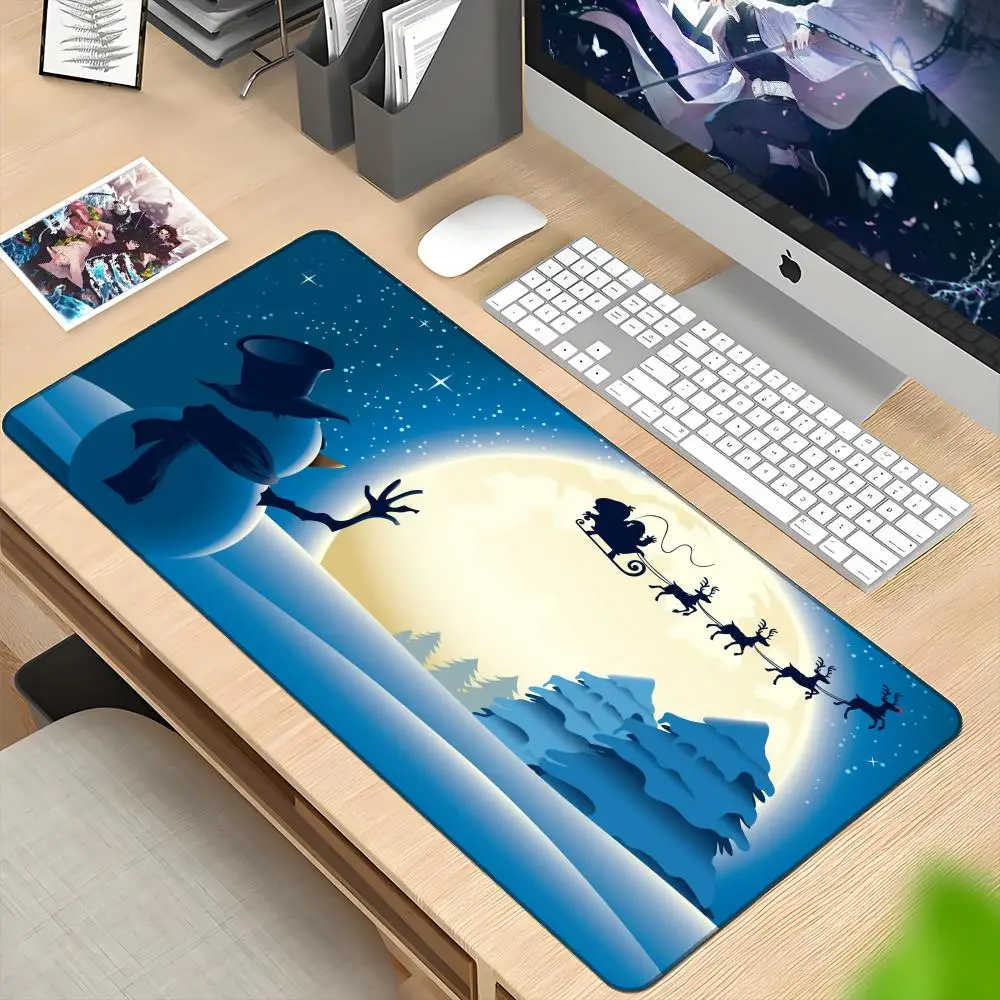 

Hot-Selling Cute Christmas Santa Printing Square Mouse Pads Comfortable Gaming Mousepad Mouse Mat Keyboard Mats Desk Pad