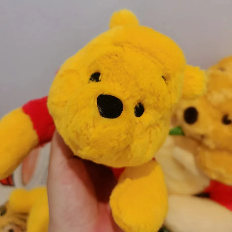 

Cartoon Disney Creative Pooh Bear Bee Zipper Pencil Case Girl Heart High-capacity Storage Plush Pencil Case Student Supplie Gift