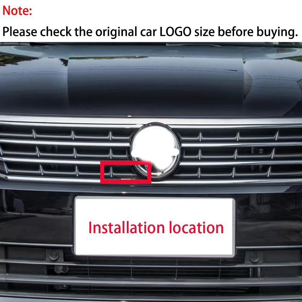 ZJCGO AHD 1080P LOGO Car Parking Front View Camera Waterproof for Volkswagen VW Passat B8 GTE 2014 2015 2016 2017 2018