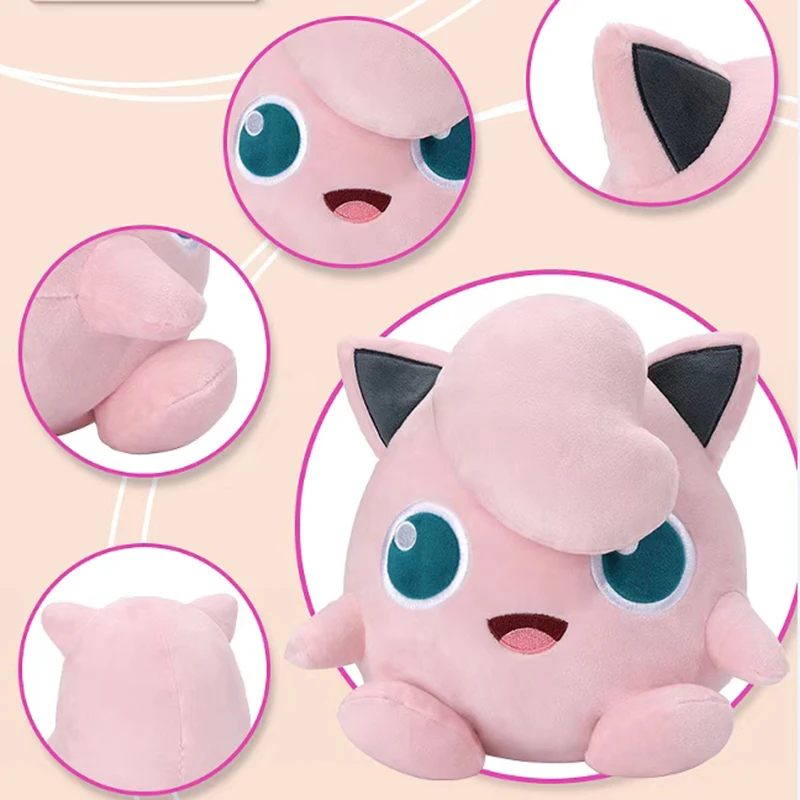 Original Jigglypuff Plush Doll Pokemon Stuffed Animal Toy Doll Soft Kawaii Toys for children