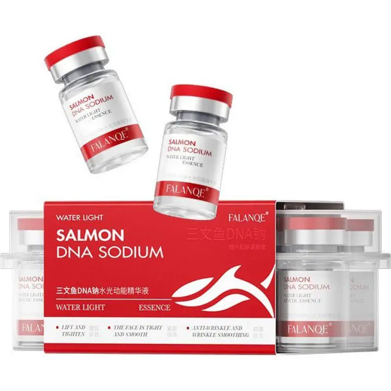 5ml*10 Stück Lachs-DNA-Natrium-Serum-Ampulle Feuchtigkeitsspendend Reparierend Tiefenwirksame Hydratation Kollagen-Essenz Hautpflege-Serum Hautpflege 2026